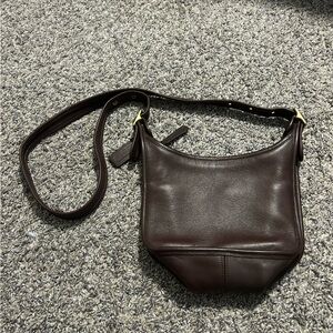Coach Brown Leather Crossbody Bag